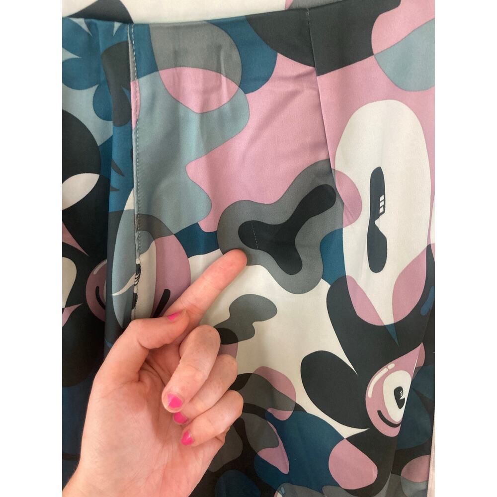 Adidas Originals X Hattie Stewart Wide Leg Track Pants XS Flare Cartoon Camo - Picture 13 of 13